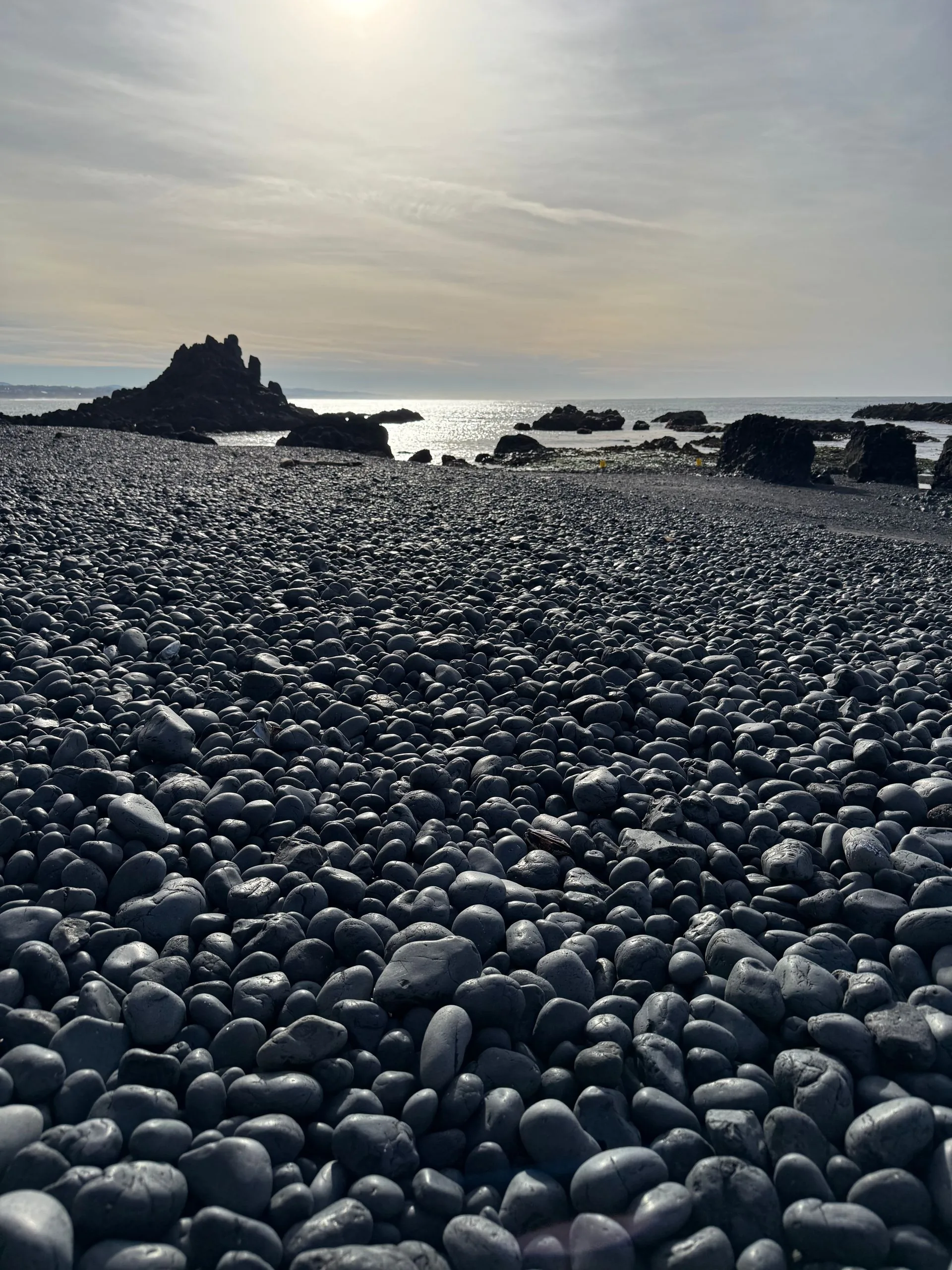 Rocky beach on the Oregon Coast